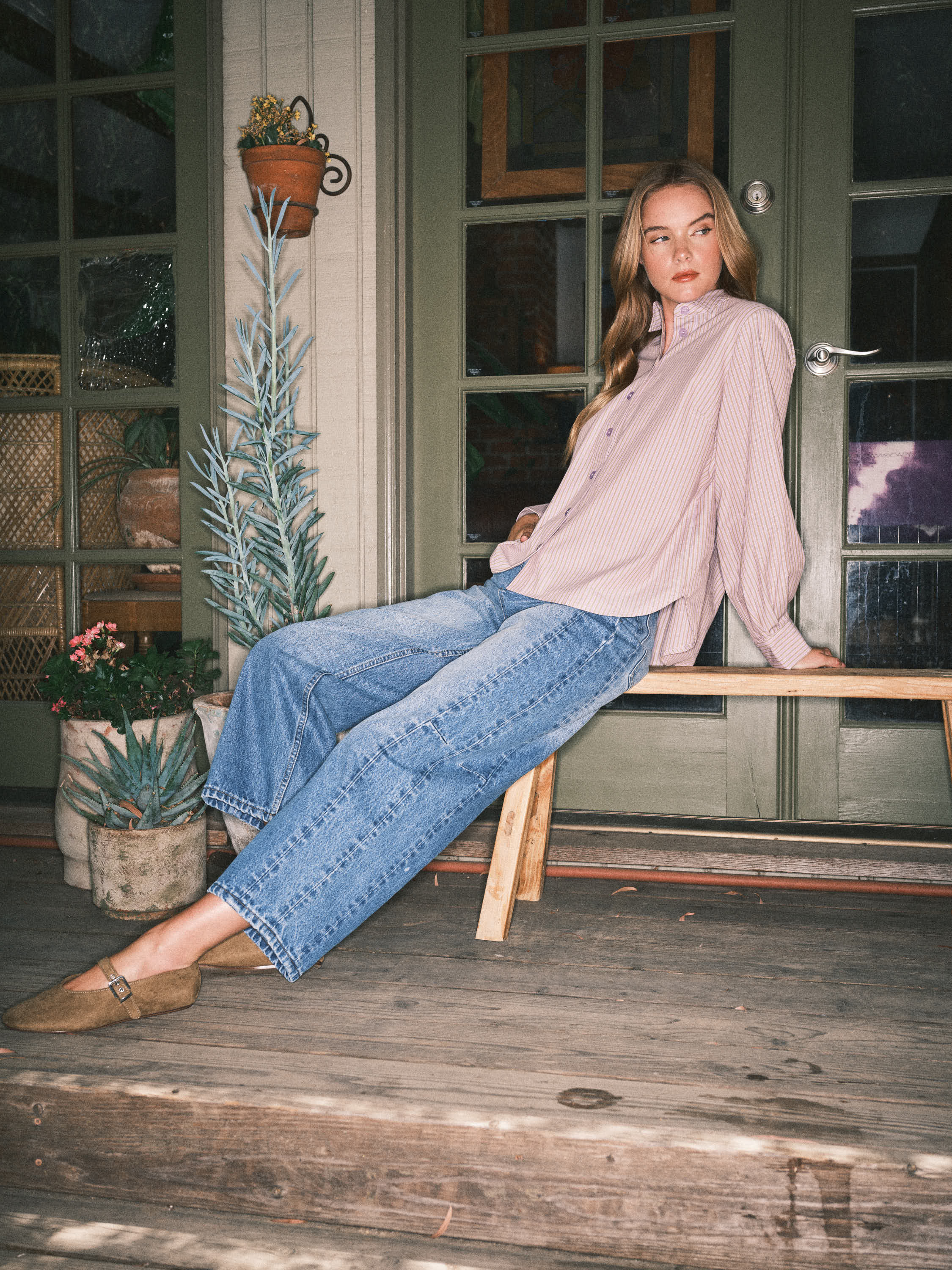 Soft striped button shirt - ACME FINE GOODS