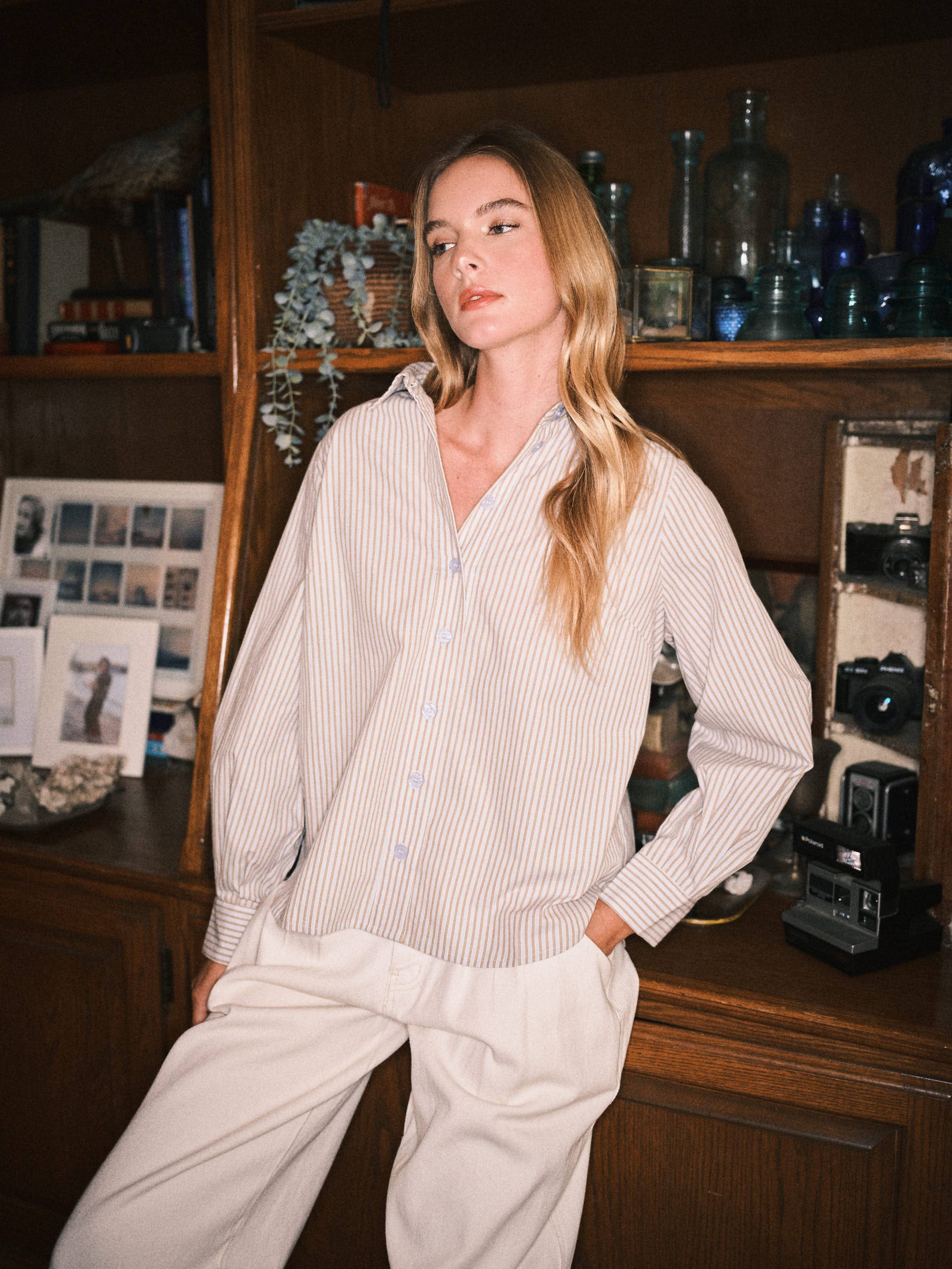 Soft striped button shirt - ACME FINE GOODS