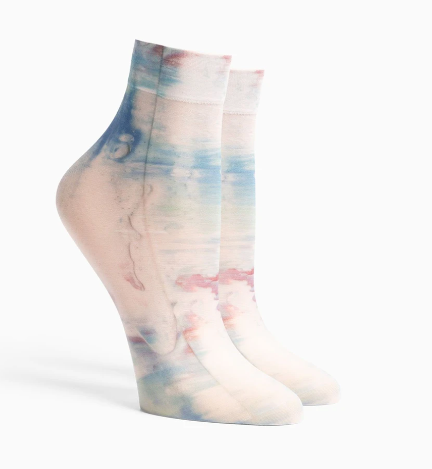 Women's Abstract Painted Sock - ACME FINE GOODS