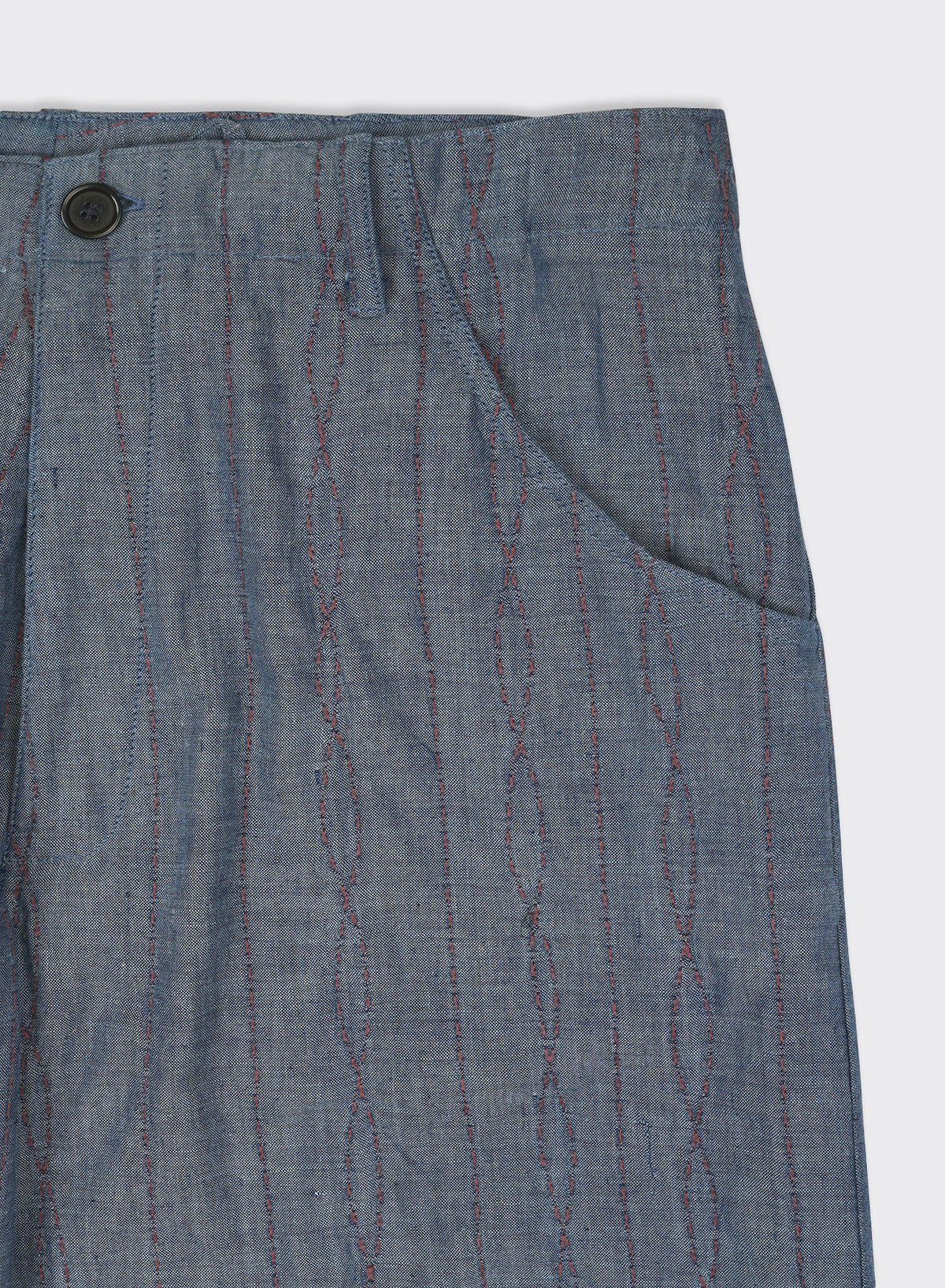 Abeer Trouser in Chambray