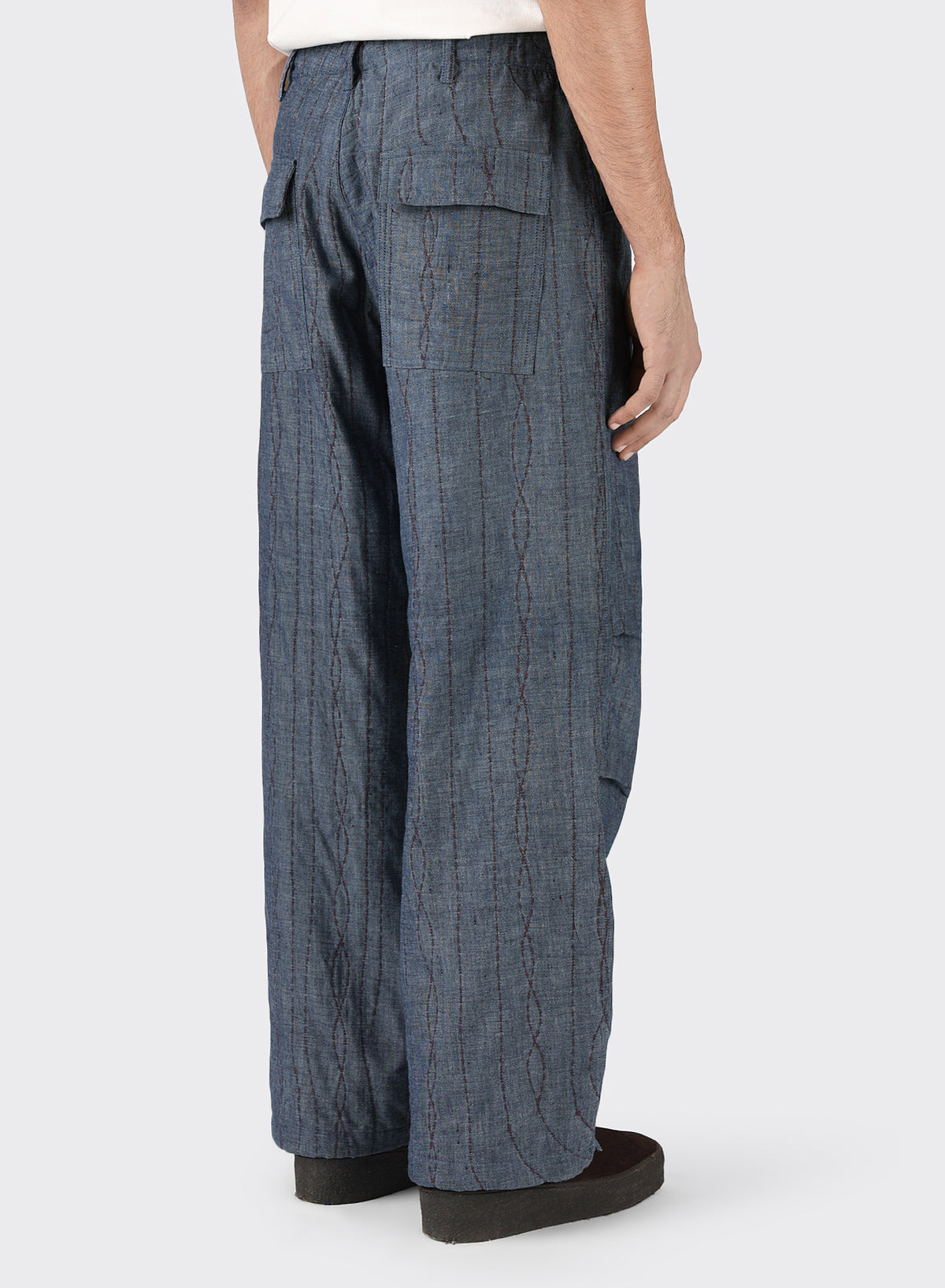 Abeer Trouser in Chambray