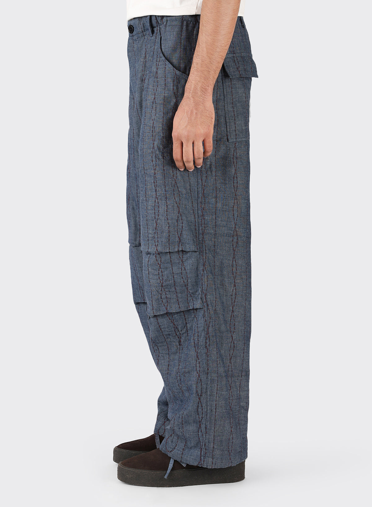 Abeer Trouser in Chambray