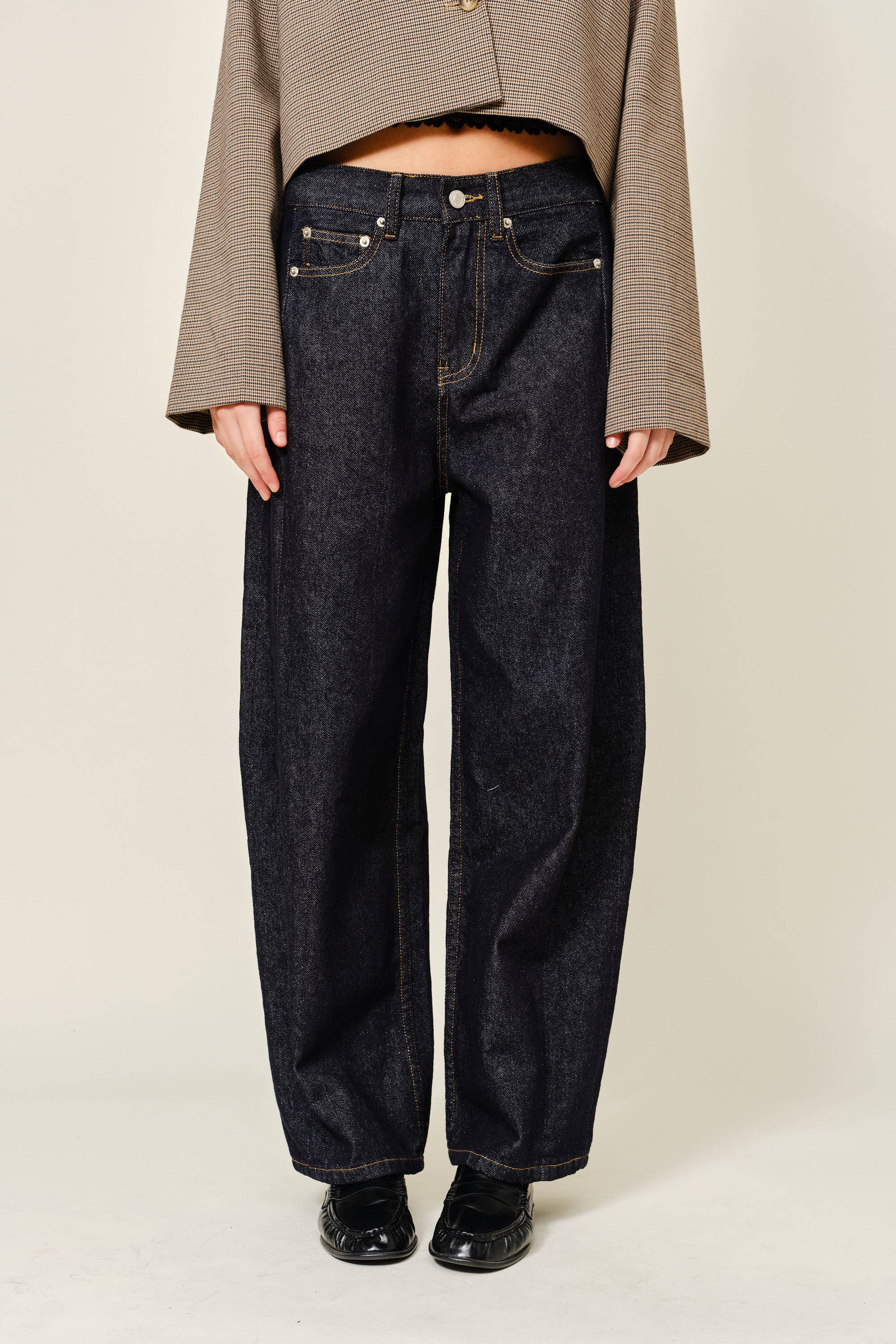Soft Barrel Cropped Denim - ACME FINE GOODS