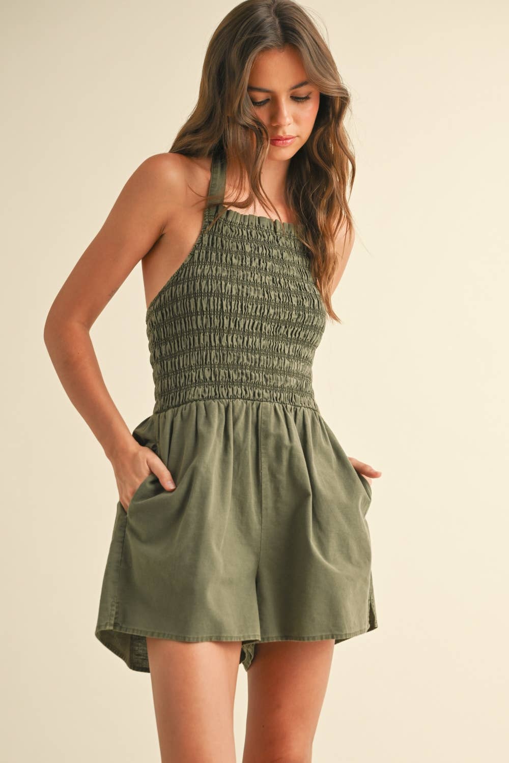 Smocked Romper