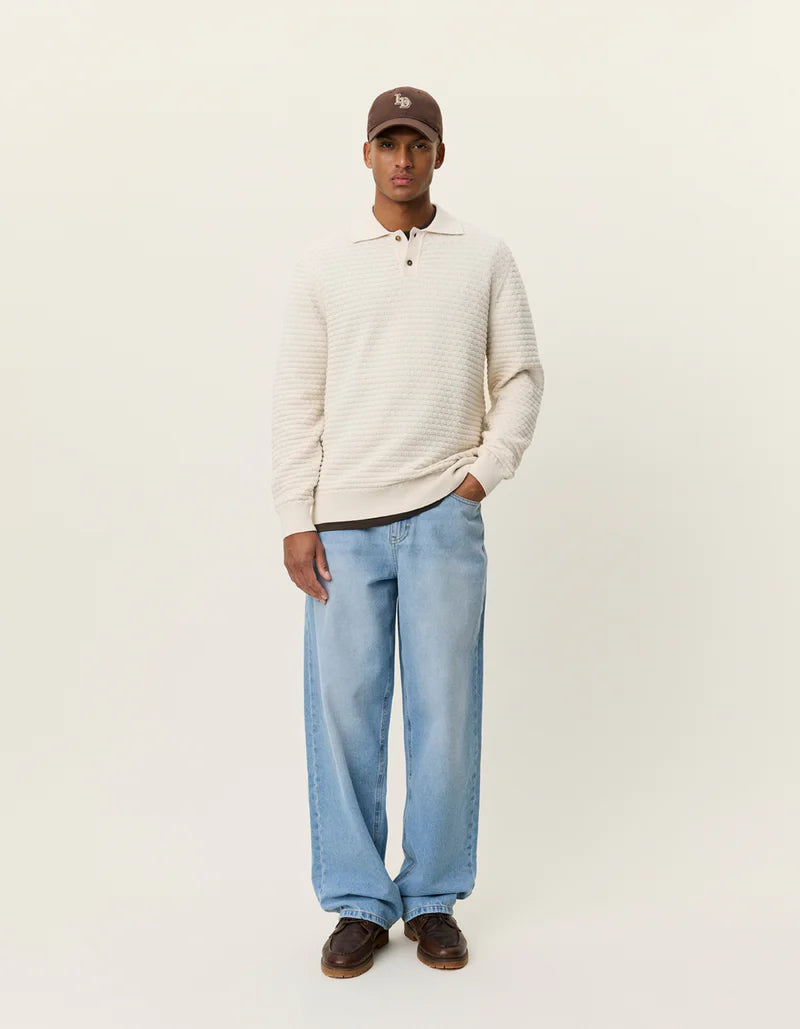 Billy Weave Knitted LS Polo - ACME FINE GOODS