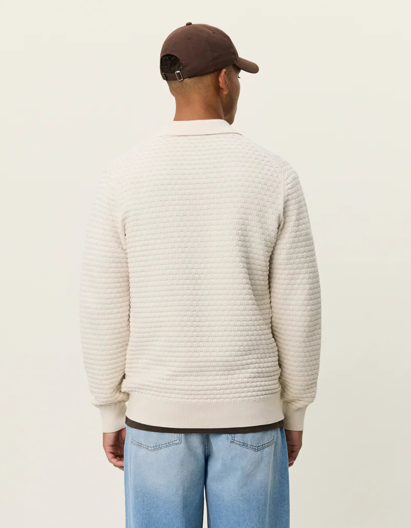 Billy Weave Knitted LS Polo - ACME FINE GOODS