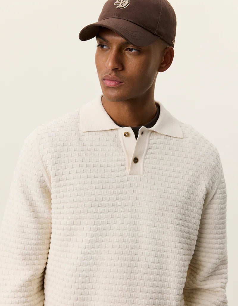 Billy Weave Knitted LS Polo - ACME FINE GOODS