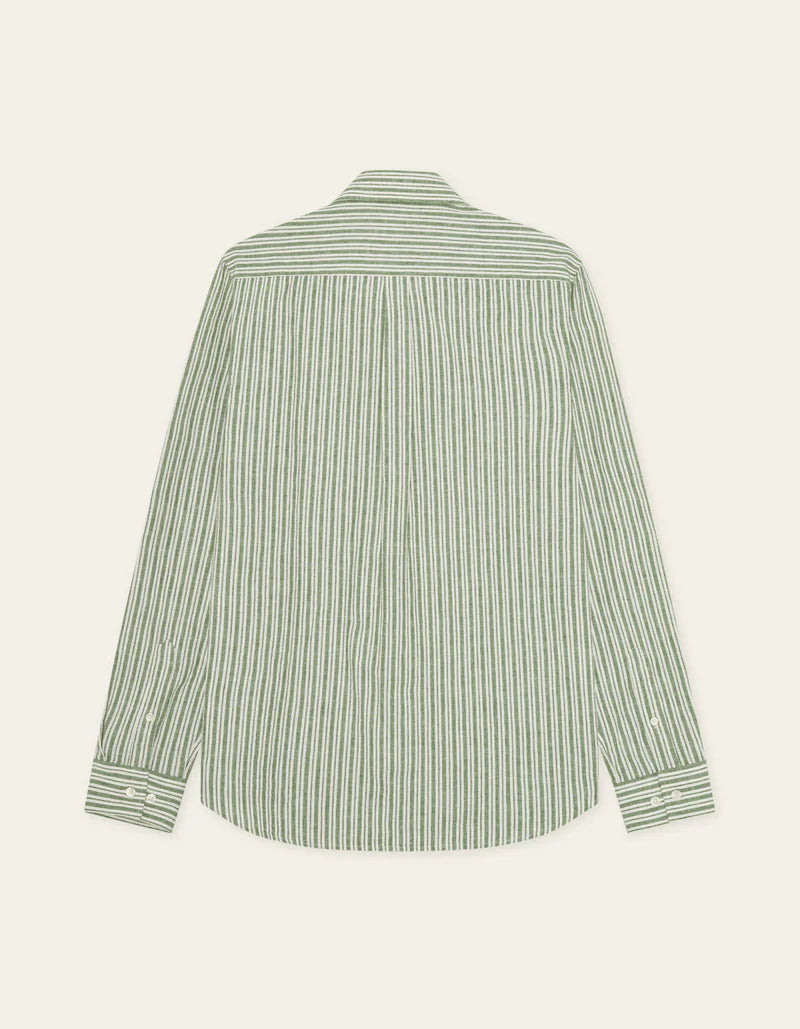 Stripe Cotton-Linen Shirt - ACME FINE GOODS