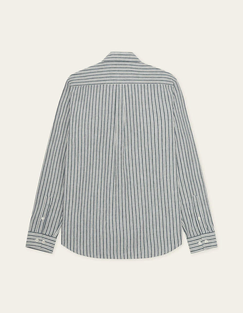 Stripe Cotton-Linen Shirt