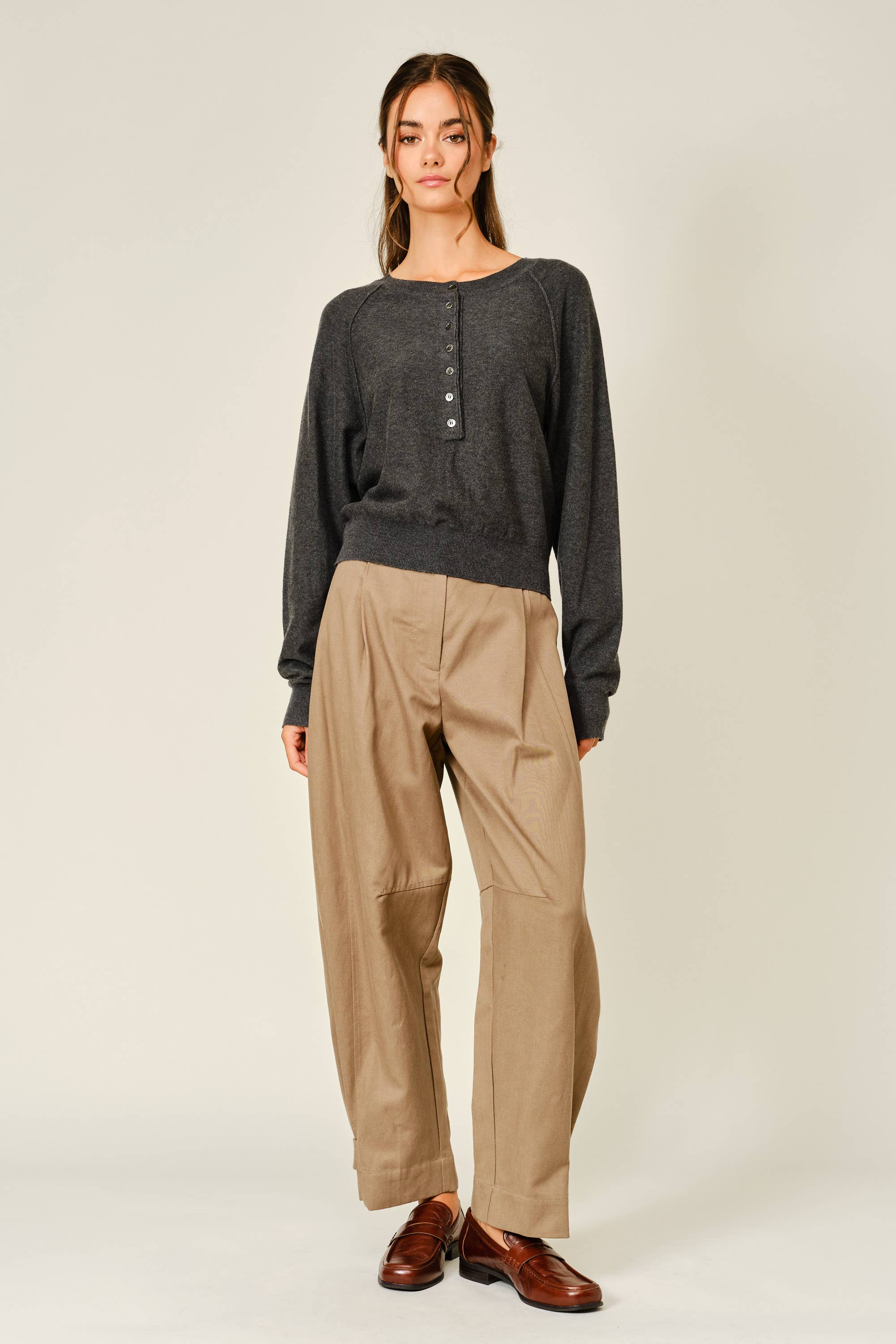 Cashmere Henley Sweater