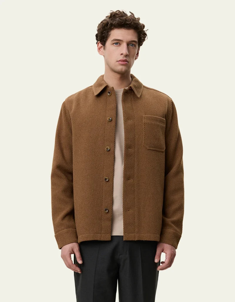 Twill Wool Overshirt