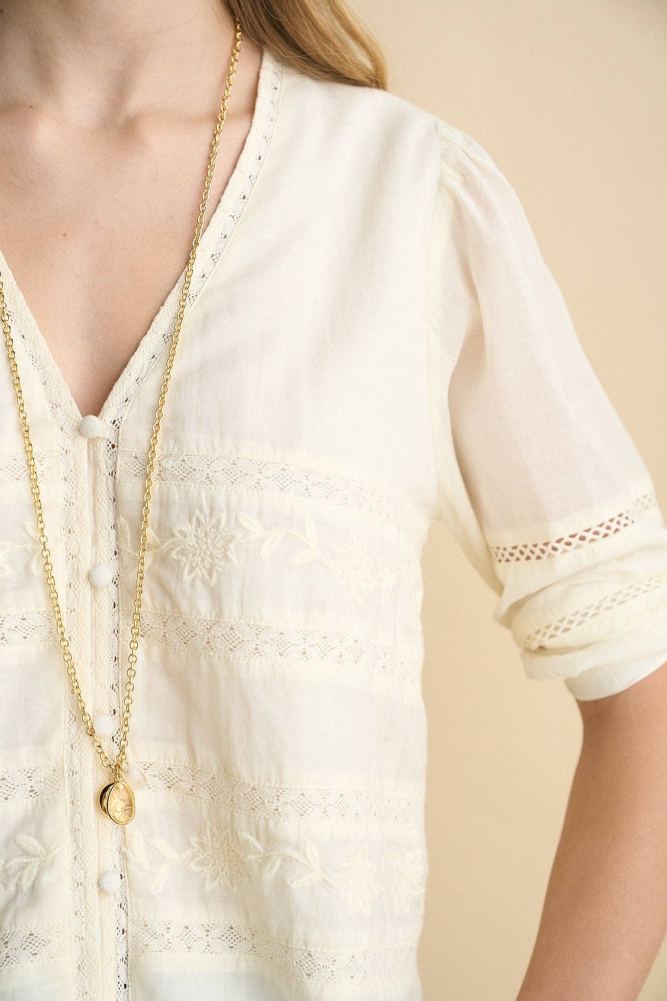 Kala blouse ecru - ACME FINE GOODS