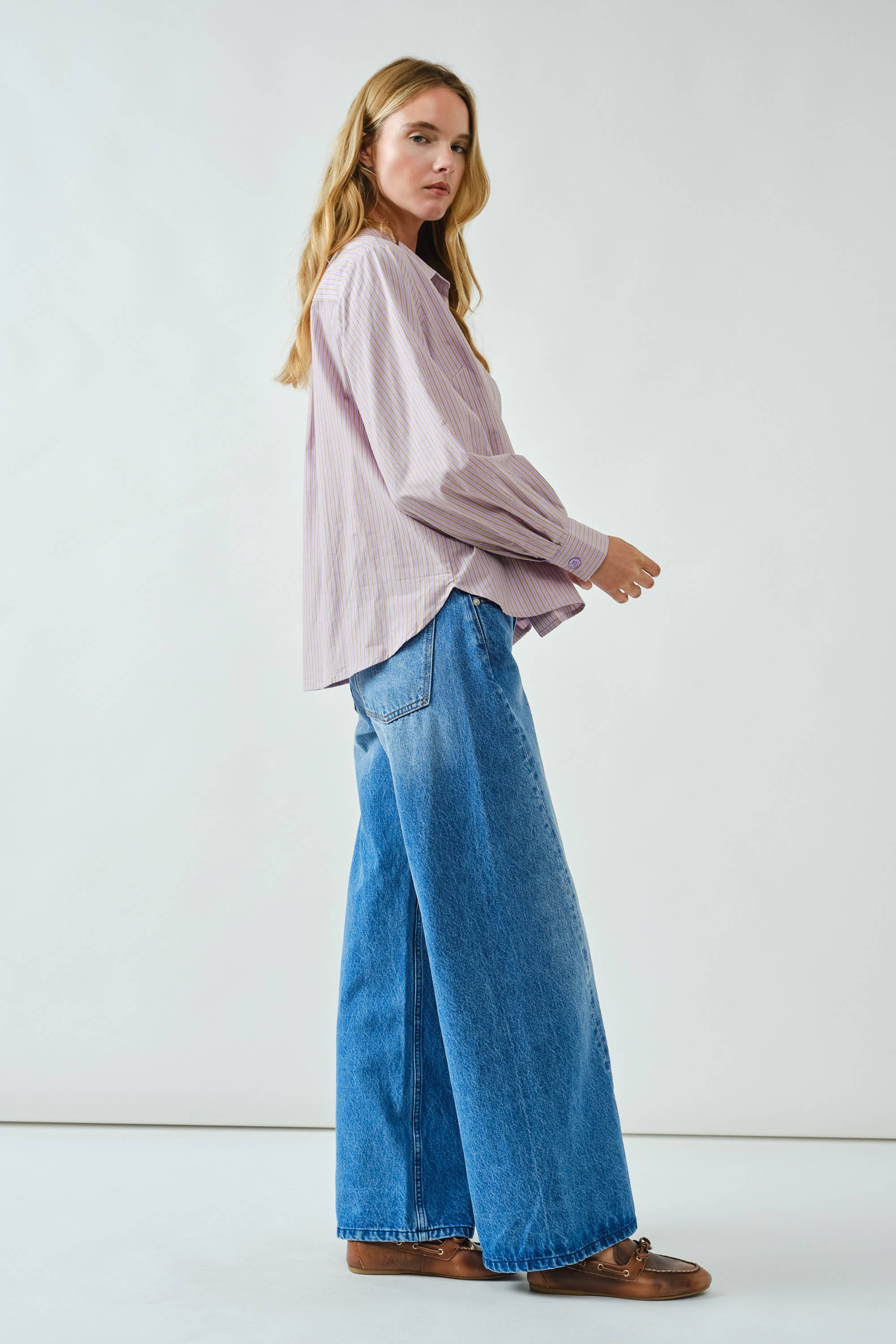 Soft striped button shirt - ACME FINE GOODS