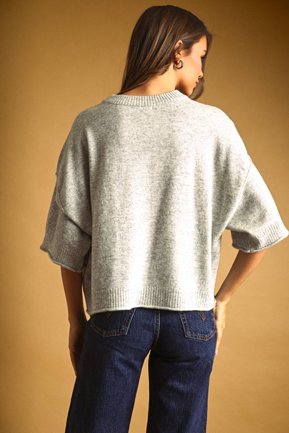 Boxy Knit Top