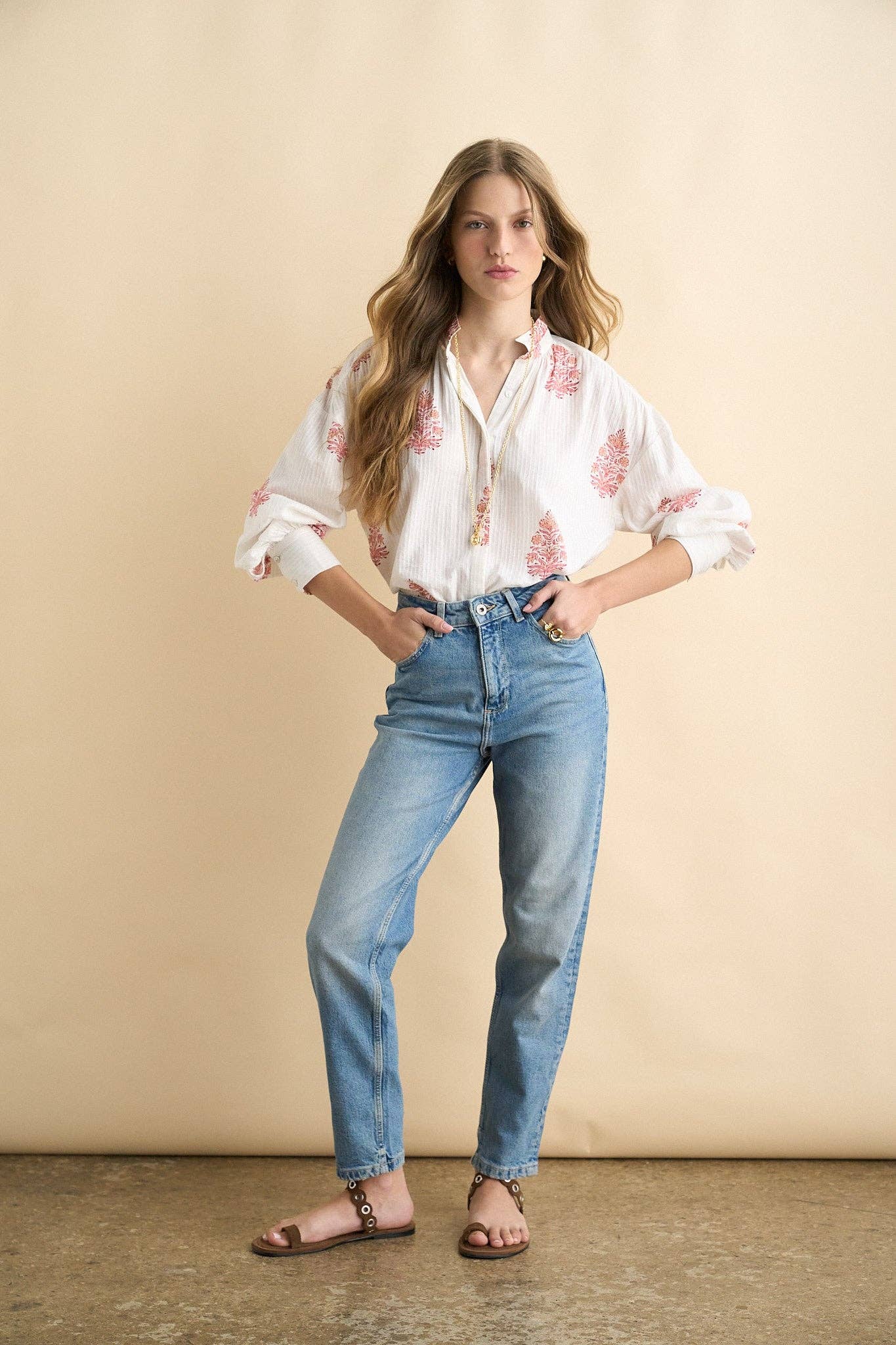 Alexa blouse off white - ACME FINE GOODS
