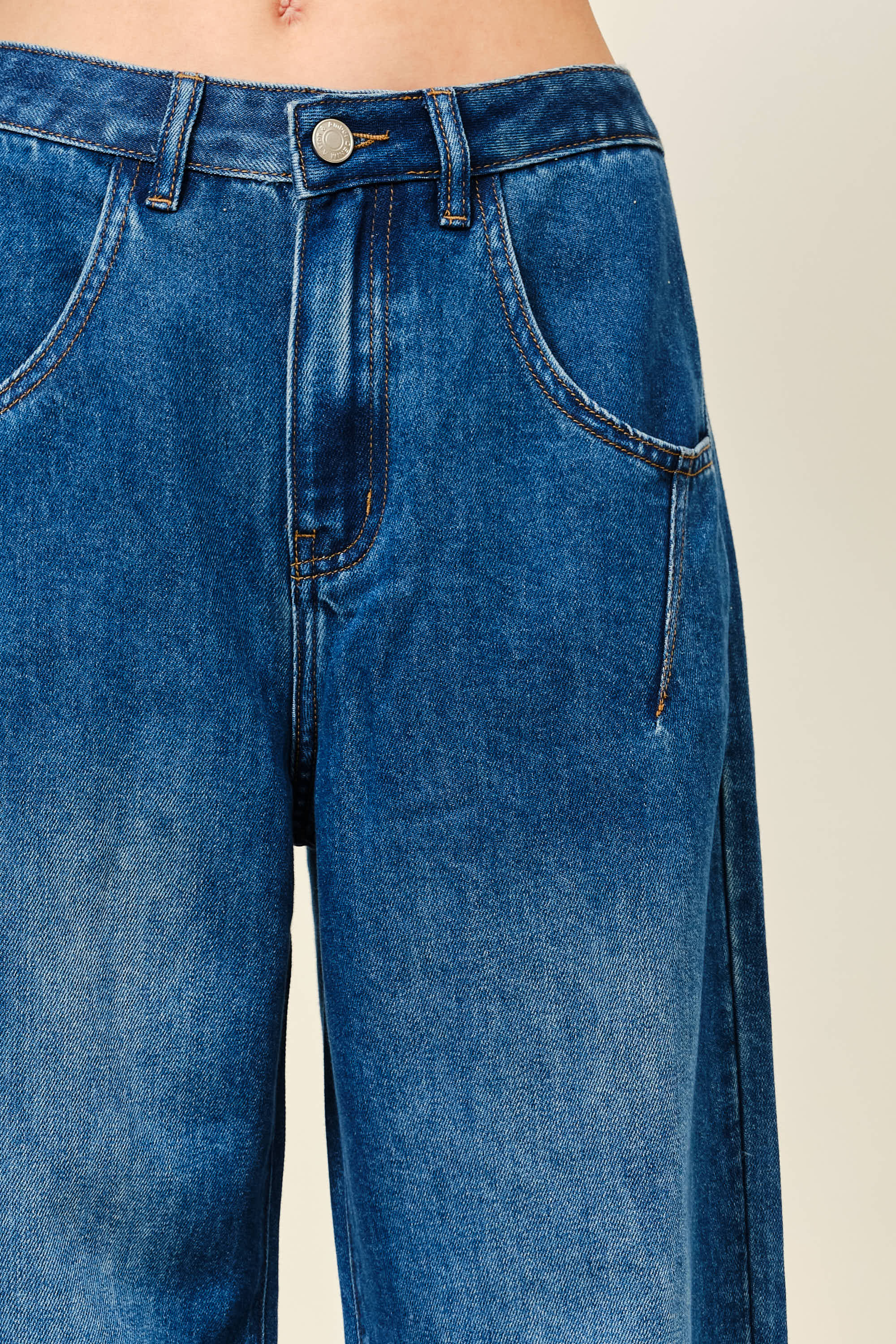 AJP5897 SUPER SOFT COTTON SEMI BARREL PANTS - ACME FINE GOODS