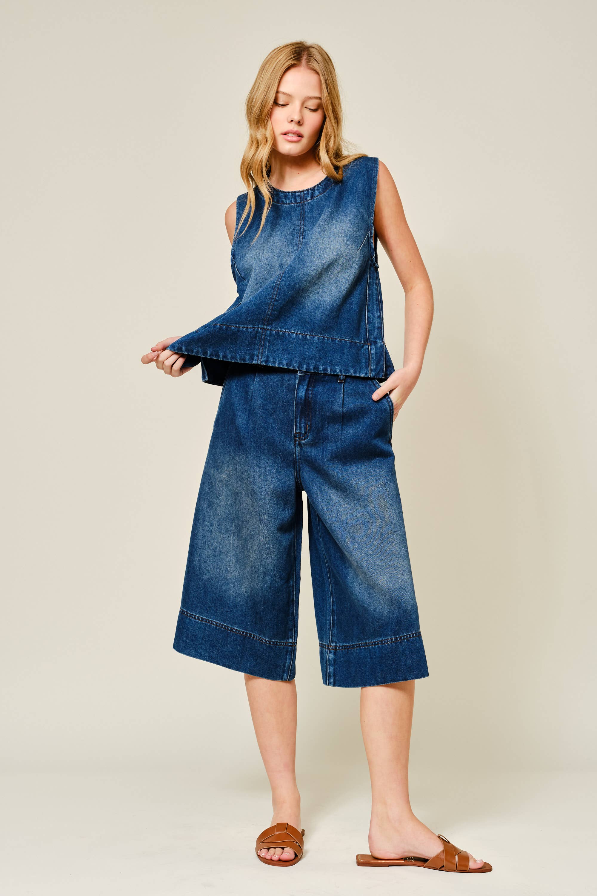 Super Soft Denim Top