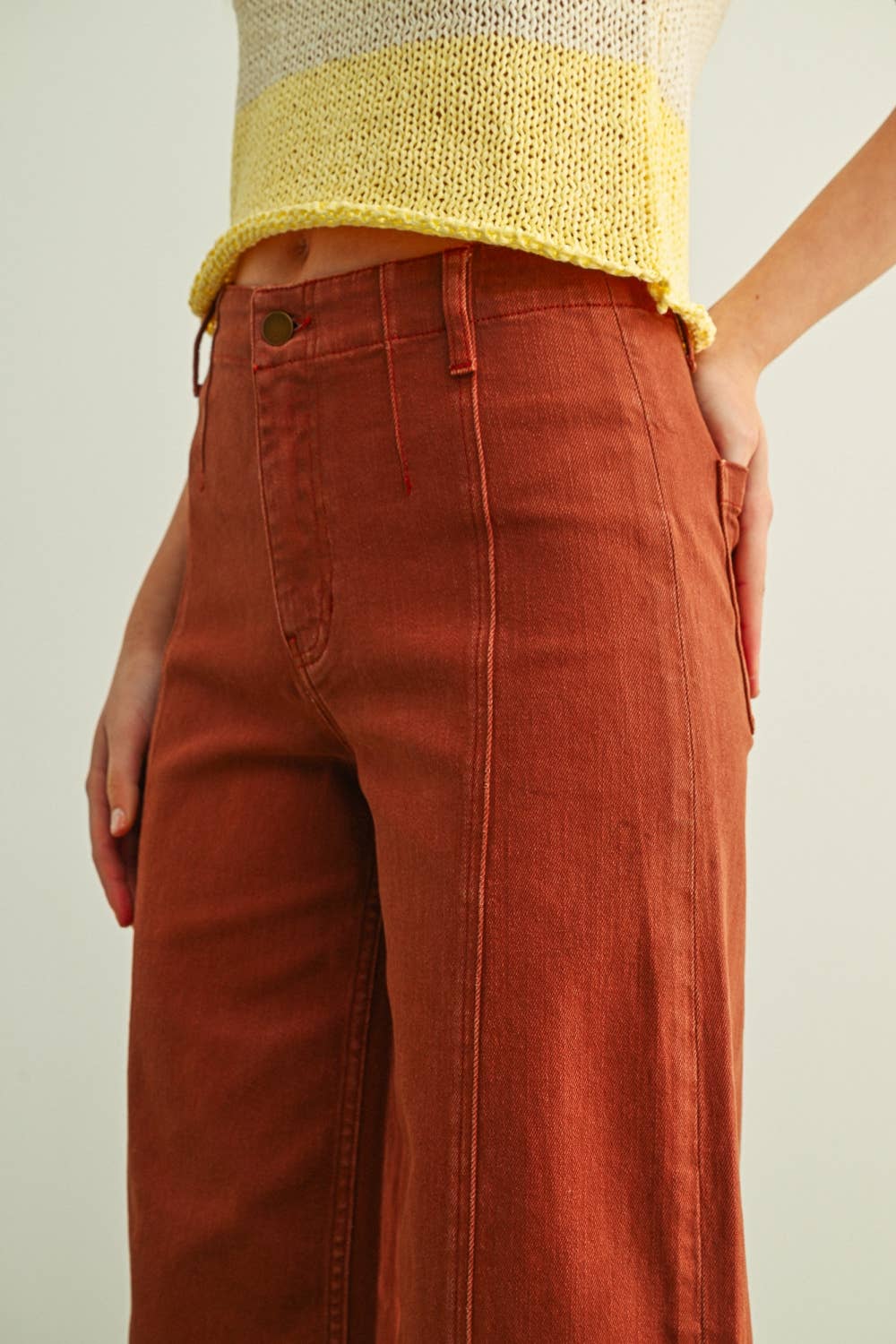 Wide Leg Stretch Pant