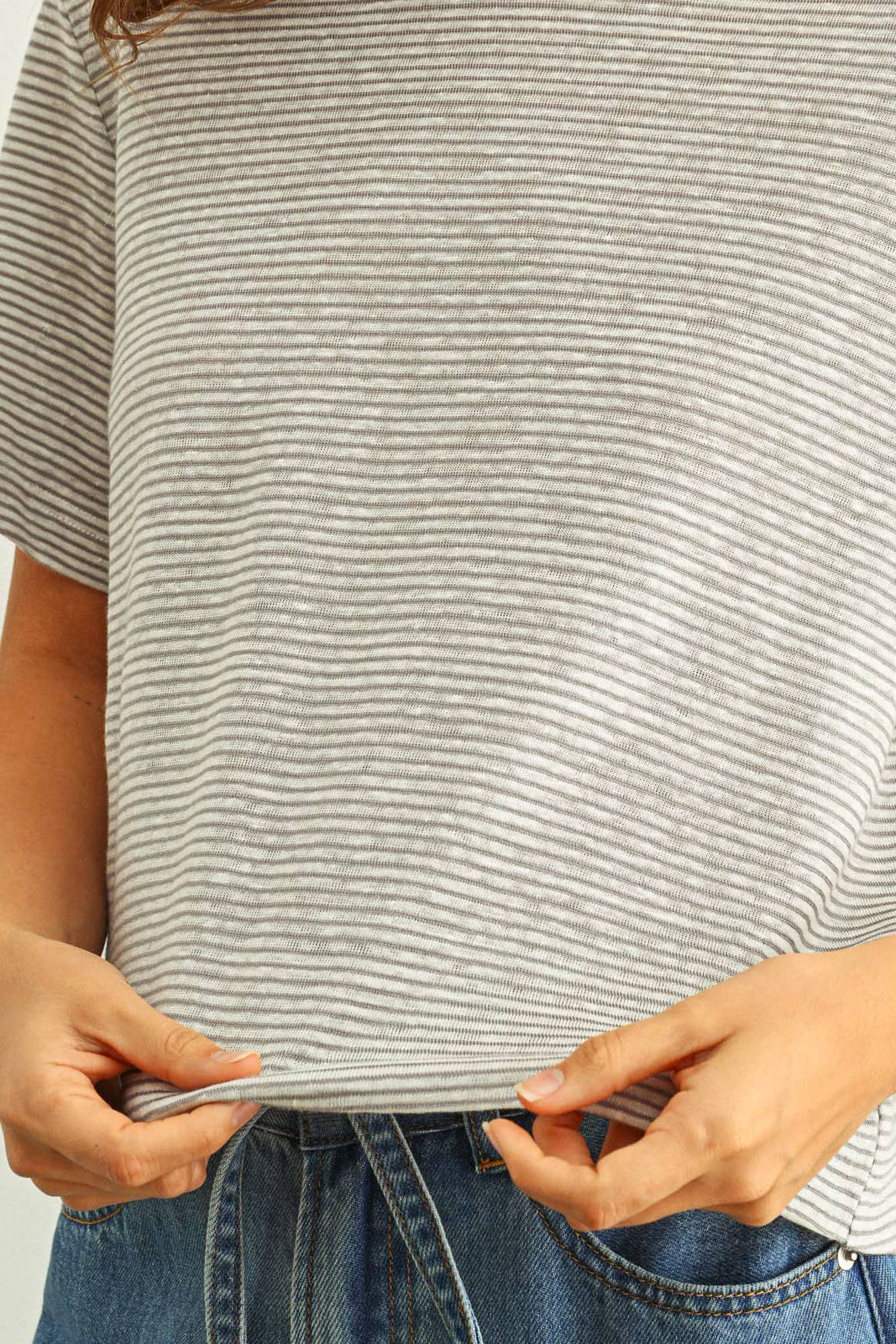 Easy Fit Striped Top