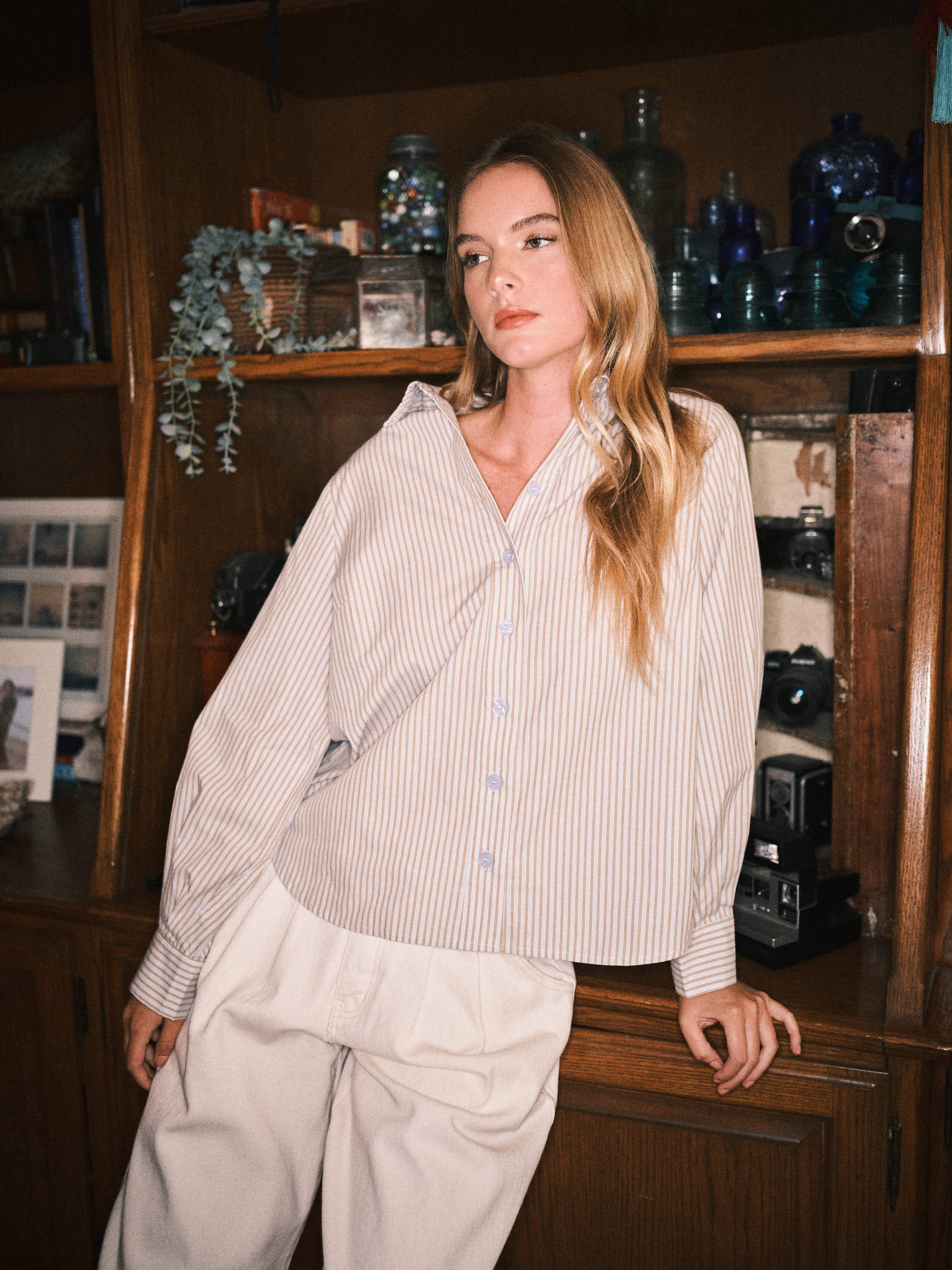 Soft striped button shirt - ACME FINE GOODS