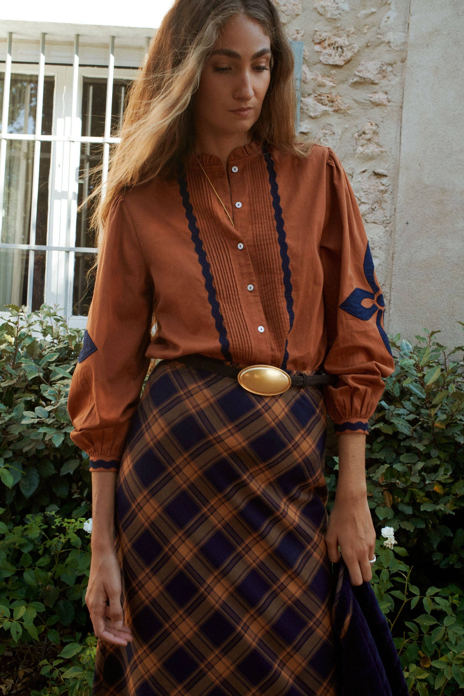 Leonor Blouse Caramel - ACME FINE GOODS