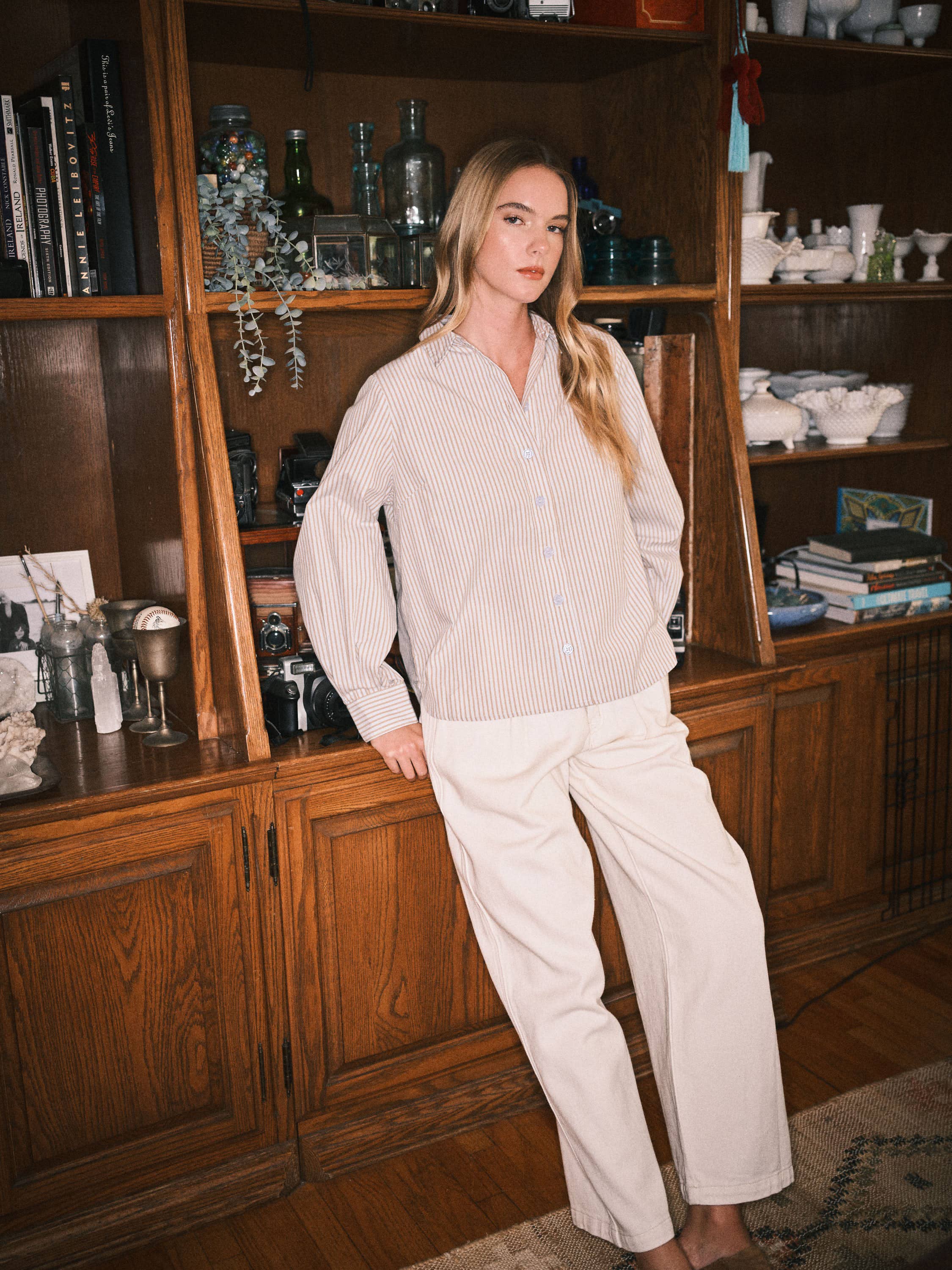 Soft striped button shirt - ACME FINE GOODS