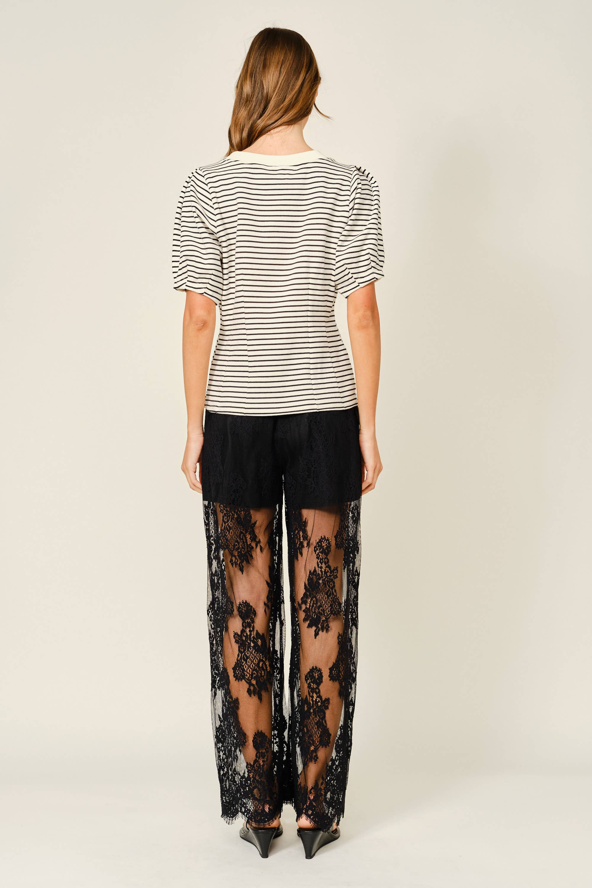 Puffed Sleeve Sweat-tee