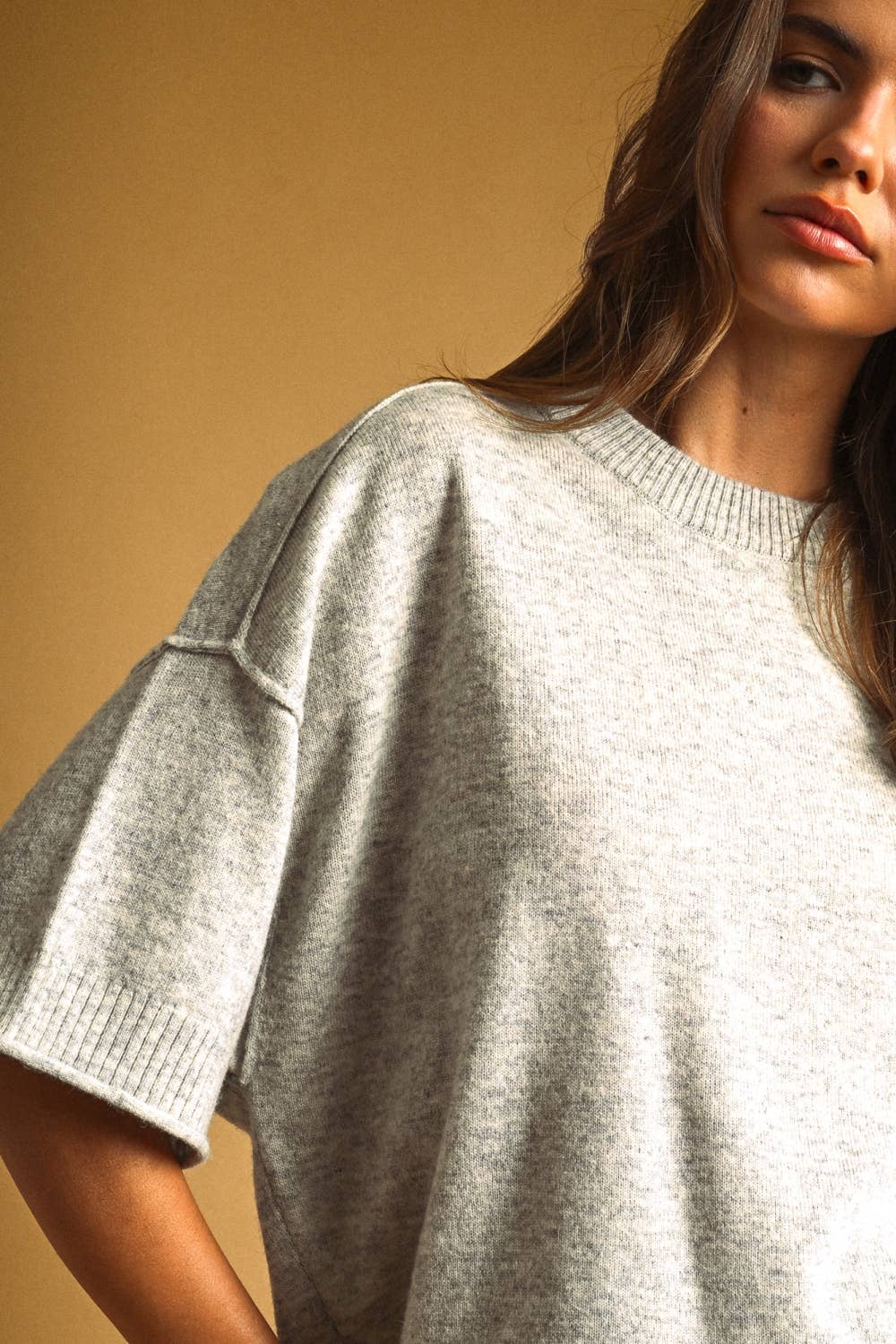 Boxy Knit Top