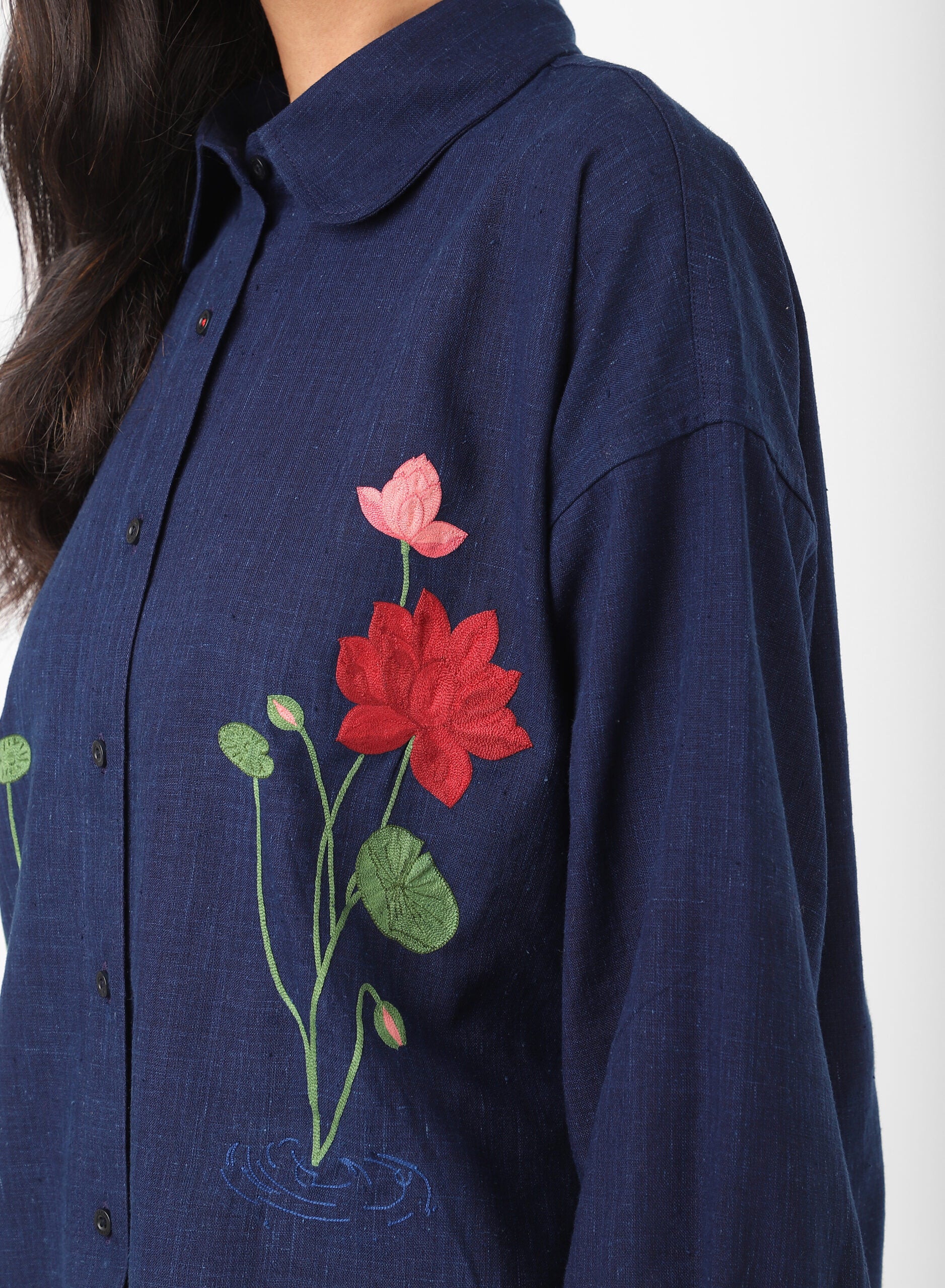 Leah Shirt - Hand Embroidered
