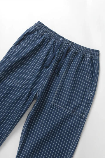 Pinstripe Denim Chef Pants - ACME FINE GOODS