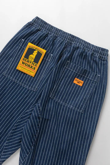 Pinstripe Denim Chef Pants - ACME FINE GOODS