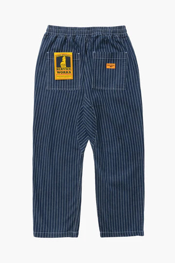 Pinstripe Denim Chef Pants - ACME FINE GOODS