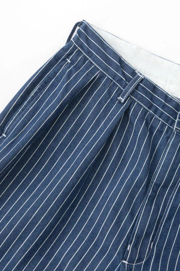 Pinstripe Denim Part Timer Shorts - ACME FINE GOODS