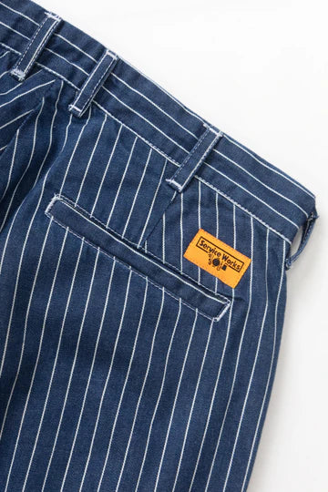 Pinstripe Denim Part Timer Shorts - ACME FINE GOODS