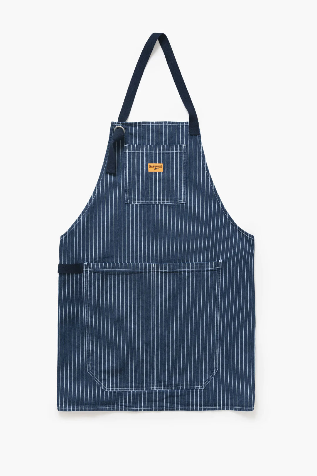Denim Pinstripe Apron - ACME FINE GOODS