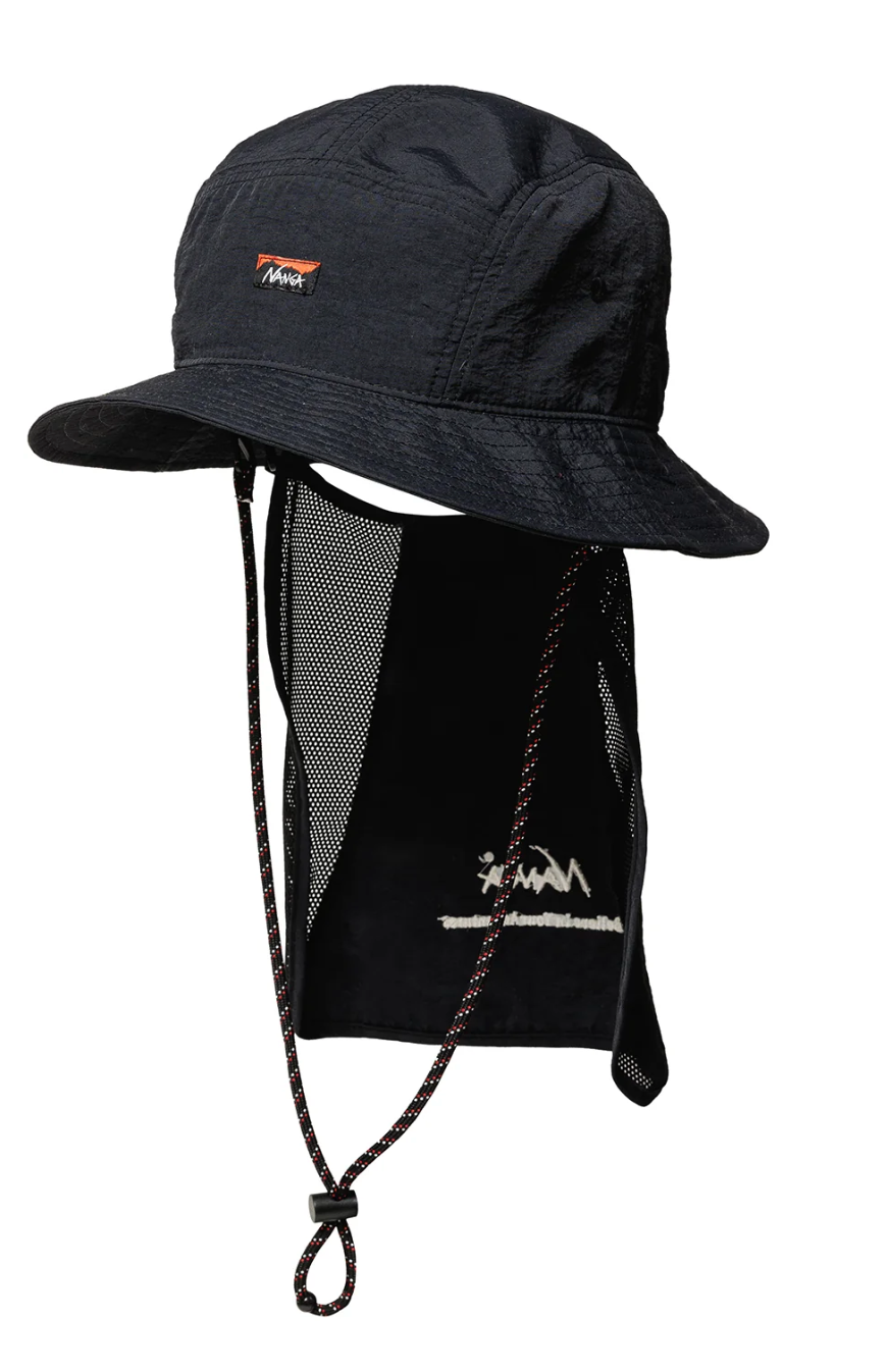 帽子 NANGA NYLON TUSSER SUNSHADE HAT L.BLUE Nylon Tusser Sunshade Hat by Nanga | ACME FINE GOODS