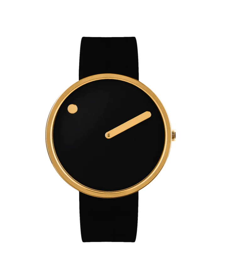 picto ユニセックスWatch with aブルー 本革ストラップ picto ユニセックスWatch with aブルー 本革ストラップ