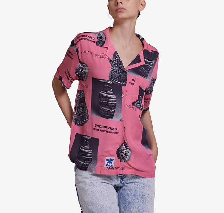 Impermanence Ss Shirt by Deus Ex Machina - ACME FINE GOODS