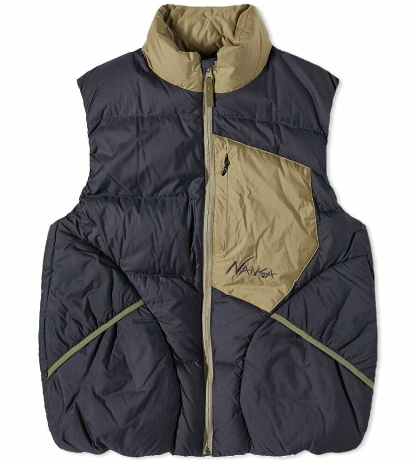 ぽんNANGA MAZENO RIDGE VEST NVY XL Mazeno Ridge Vest by Nanga Japan | ACME FINE GOODS