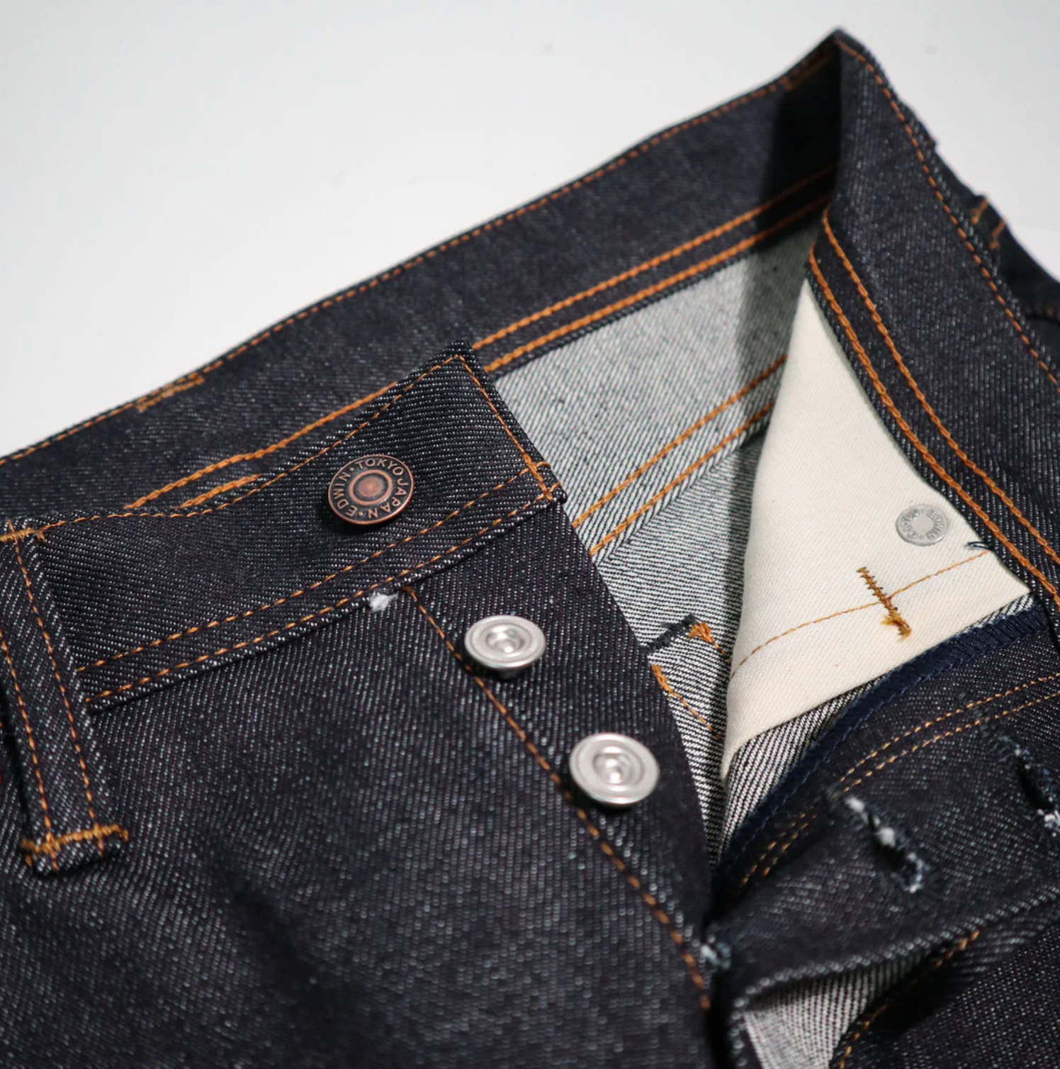 【COLOR iN ID】Banding Work Caco Denim 2025SS] 1129HW-7 - Indigo Wabash Work Pants H.W - – FULLCOUNT