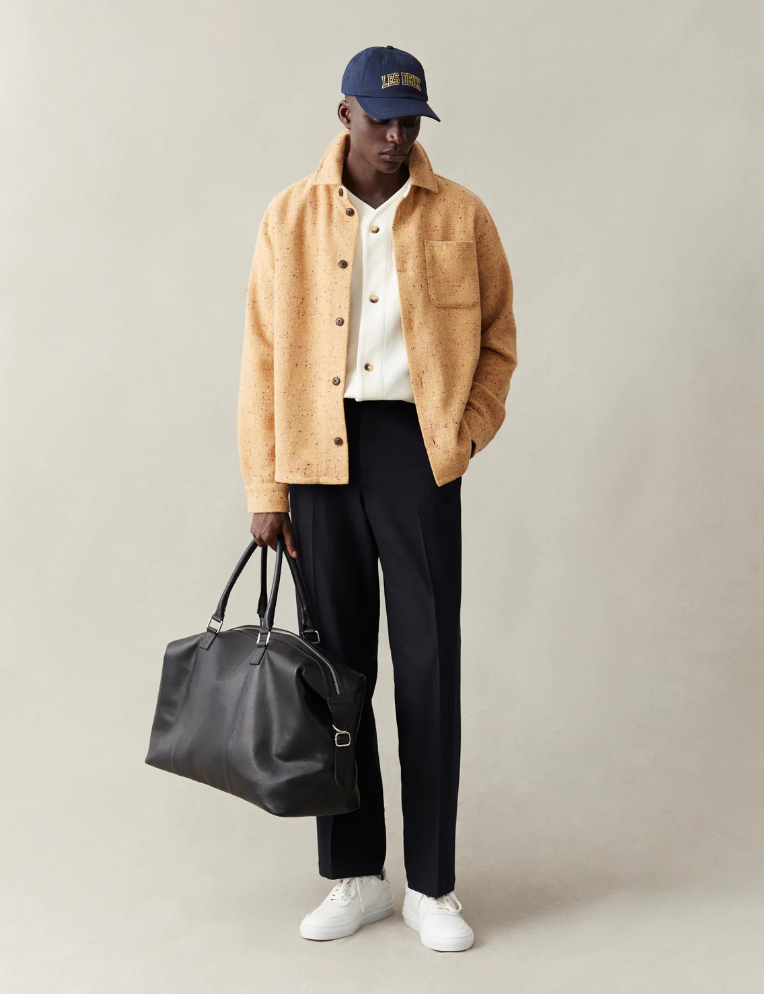 Leather Weekender Bag by Les Deux - ACME FINE GOODS