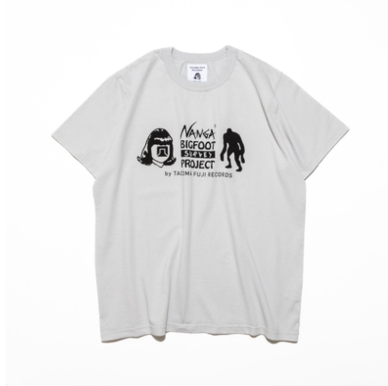 Nanga x Tacoma Fuji Records Bigfoot Survey Project Logo Tee