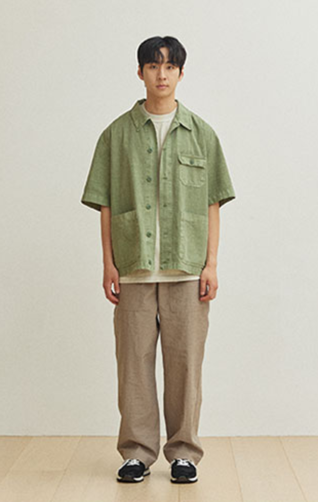 Pigment Half Shirt Jacket - ACME FINE GOODS