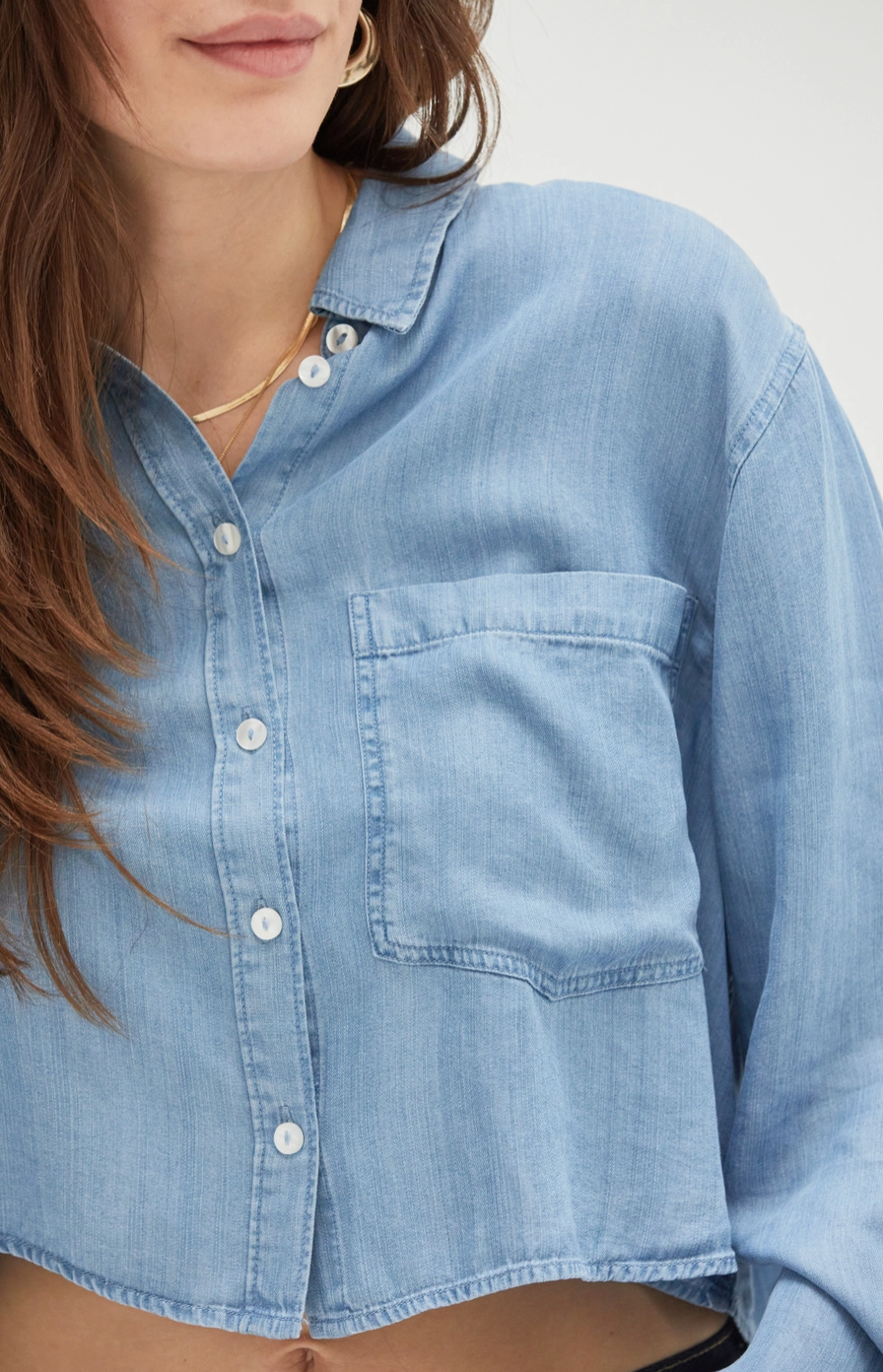Ellison Button-Up Denim Shirt - ACME FINE GOODS