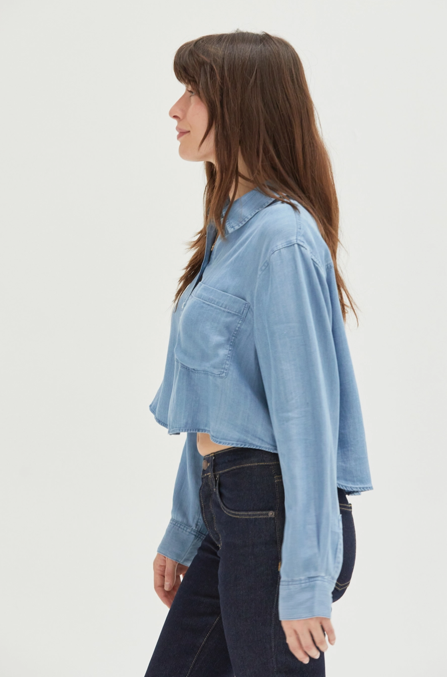 Ellison Button-Up Denim Shirt - ACME FINE GOODS
