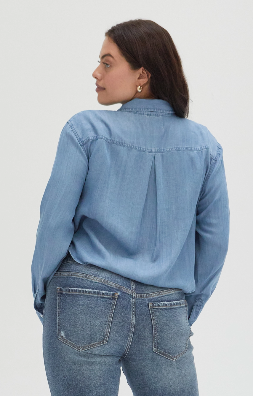 Ellison Button-Up Denim Shirt - ACME FINE GOODS