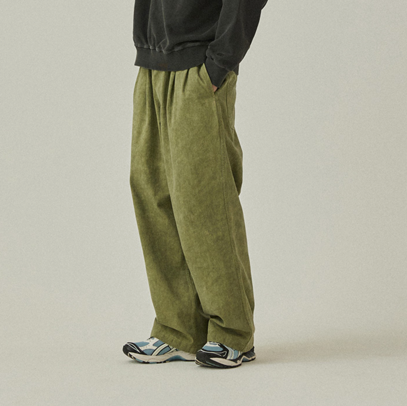 Pigment Two Tuck Wide Pants - ACME FINE GOODS