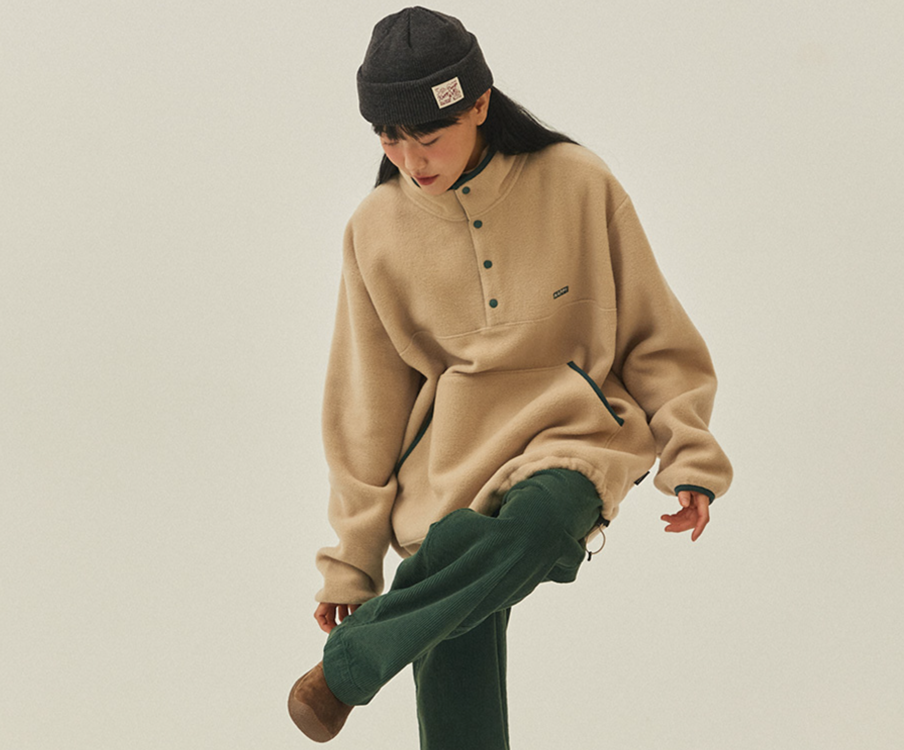 Fleece Button Anorak - ACME FINE GOODS