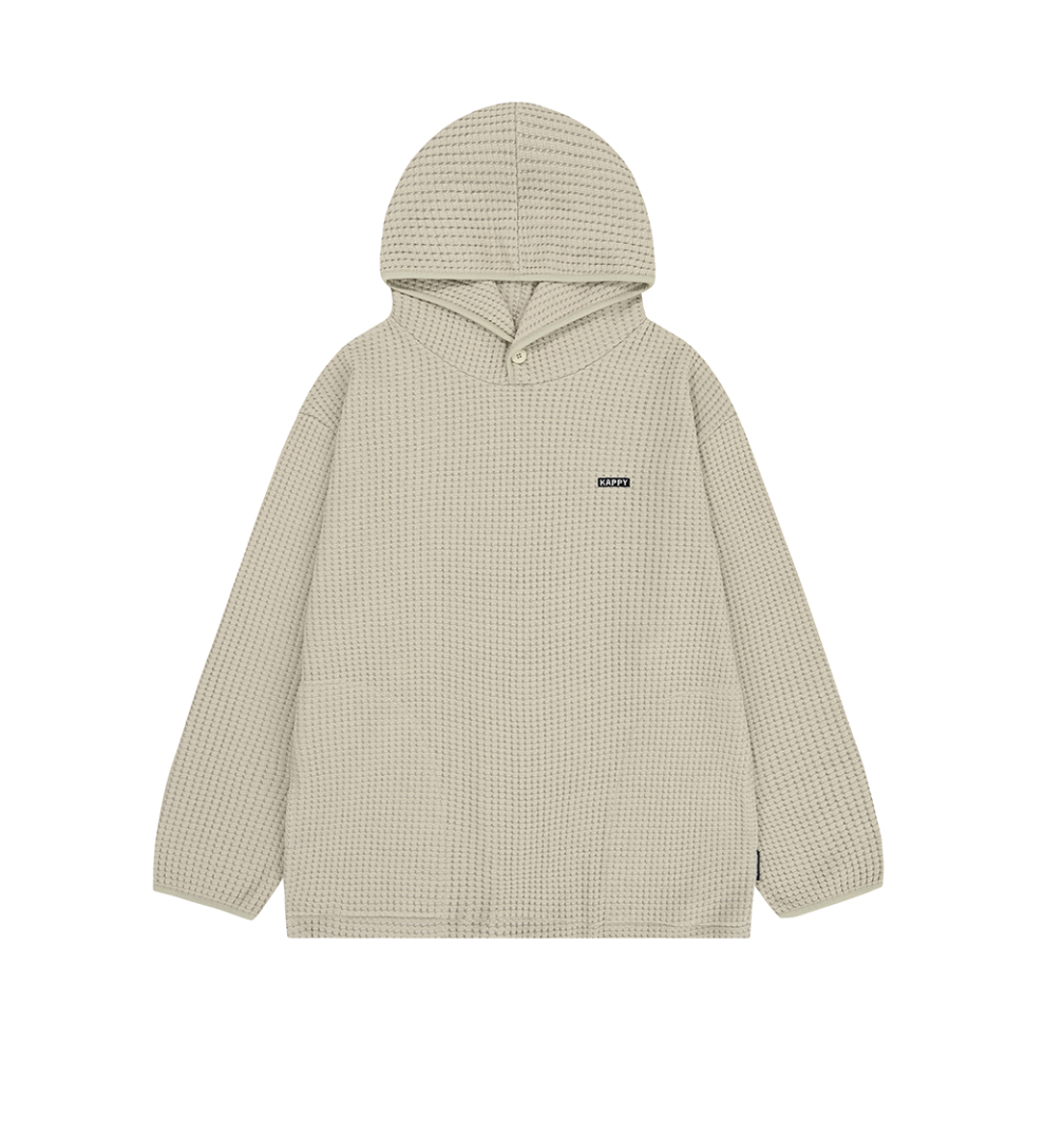 Waffle Button Hoodie - ACME FINE GOODS