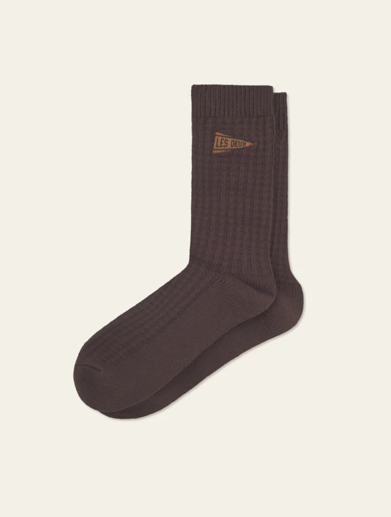 Flag Waffle Weave Socks - ACME FINE GOODS